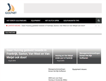 Tablet Screenshot of golfnet.nl