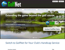 Tablet Screenshot of golfnet.com